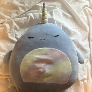 Squishmallows 11" Naomi the Purple Narwhal